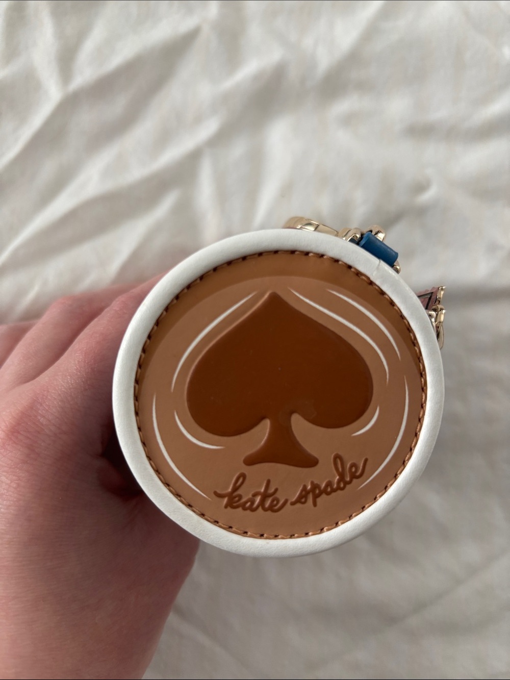 NWOT Kate Spade Coffee Cup Coin Purse Bag Charm - Picture 4 of 6